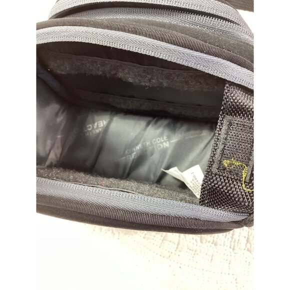 Kenneth Cole Reaction Black Mini Crossbody Camera Bag*Many Zip Pockets*EUC - Picture 8 of 9